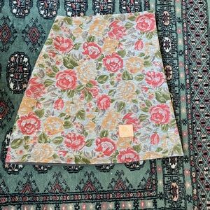 Honeybea Design Hive floral cotton jersey skirt